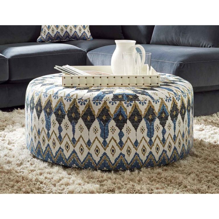 77618 Round Ottoman Franklin Corporation