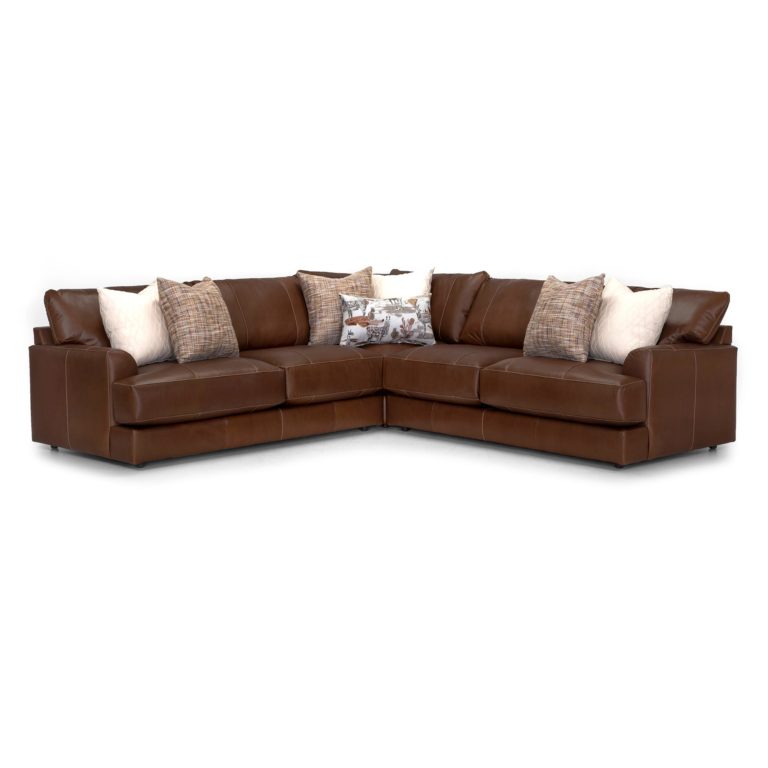 900 Gemma Leather Sectional Franklin Corporation