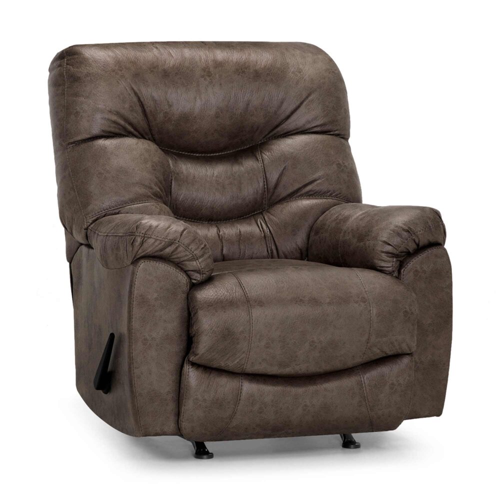 9534 Caesar Leather Rocker Recliner - Franklin Corporation