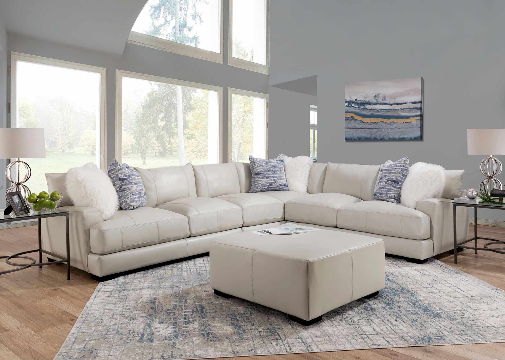 Franklin shop leather sectional